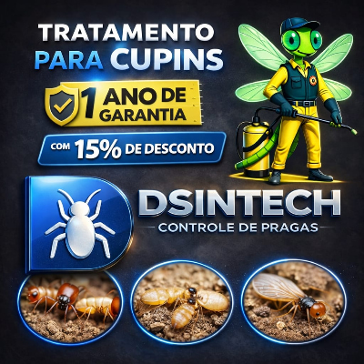 💼🏛️ ATENÇÃO, SERVIDOR PÚBLICO!
Seu patrimônio também merece proteção de qualidade.
A Dsintech Controle de Pragas oferece tratamento especializado contra cupins, ideal para proteger móveis, documentos, estruturas de madeira e seu imóvel contra prejuízos silenciosos.